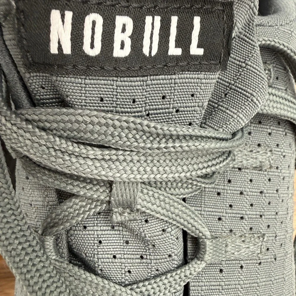 NoBull‎ Ripstop Runner Womens 9 Dark Grey Gum Bottom Running Shoes